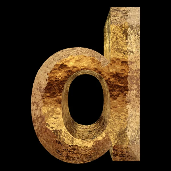黄金の金属フォント — ストック写真