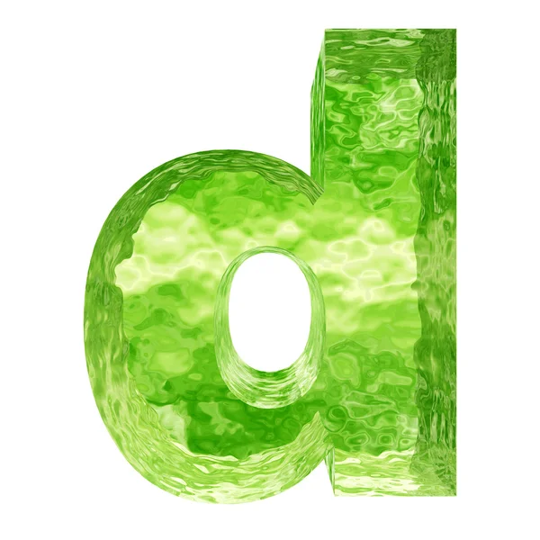 Green water or ice font — Stockfoto