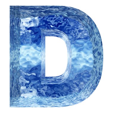 water or ice font set