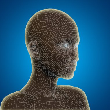 Tel kafes genç insan