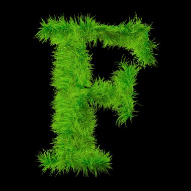 yeşil çimen, eko orecology yazı tipi