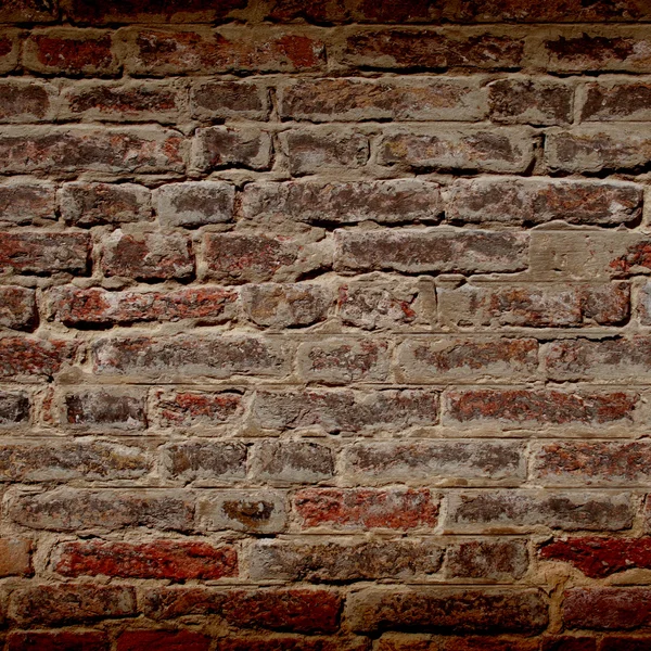 High resolution concept or conceptual old vintage brick wall background pattern.A textured surface of aged brickwork — Stock Photo, Image