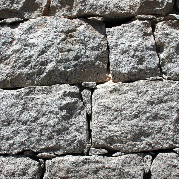 Rock or stone ancient or old wall — Stock Photo, Image