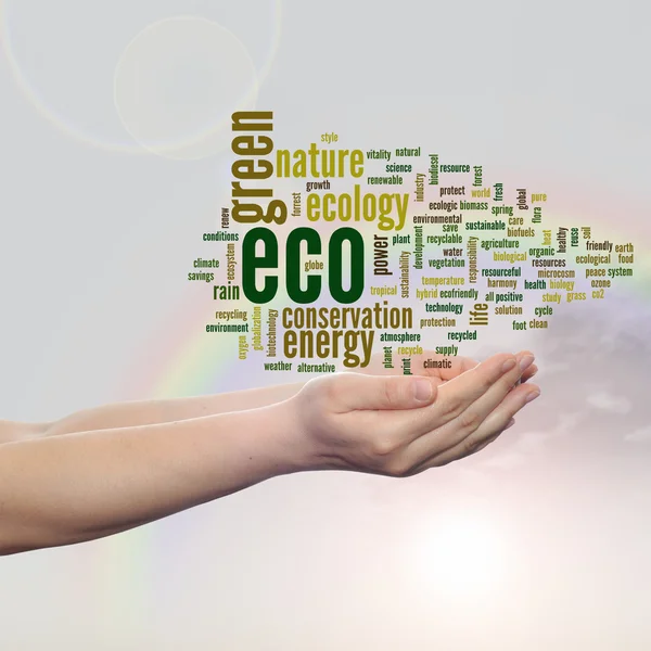 Conservation word cloud — Stock Photo, Image