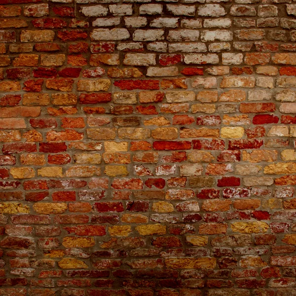 概念性旧老式砖墙 — 图库照片