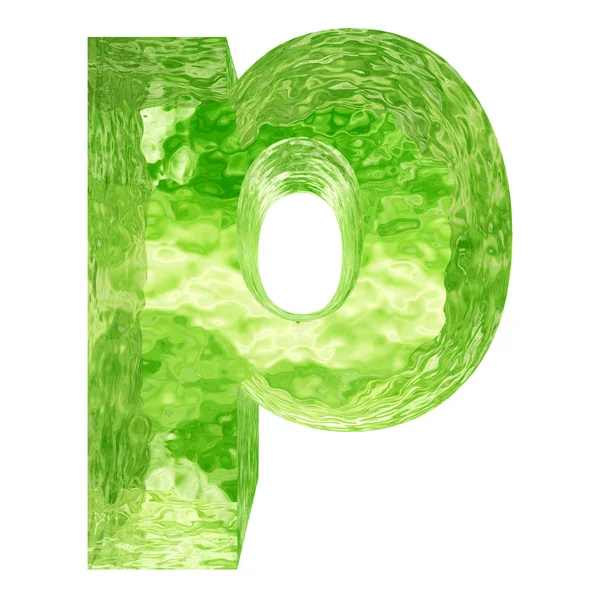 Acqua verde o ghiaccio font — Foto Stock