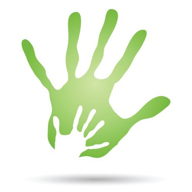 Kavram ya da kavramsal insan ya da anne ve çocuk el boyalı, izole üzerinde beyaz arka plan yazdırır