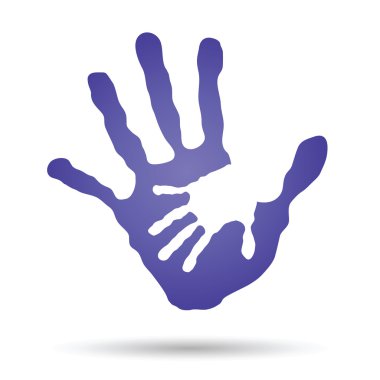 Kavramsal daire veya boyalı el yeşil geri dönüşüm sembolü beyaz arka plan üzerinde izole ekoloji ile yapılmış sarmal