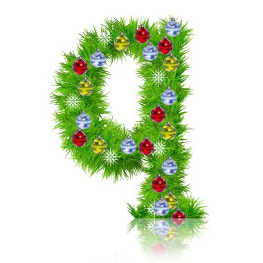 Noel yeşil çam ağacı