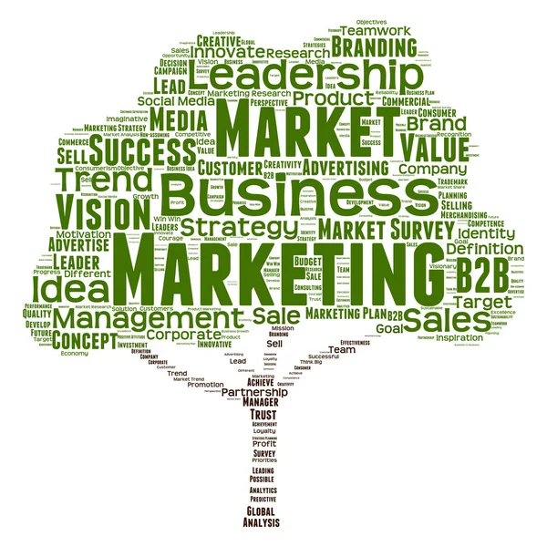 Business word cloud — Stockfoto