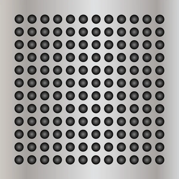 Aluminum perforated pattern — Stock Photo, Image