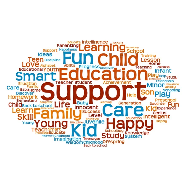 Education abstract word cloud — Stock Photo, Image