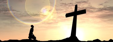 din sembolü adam siluet