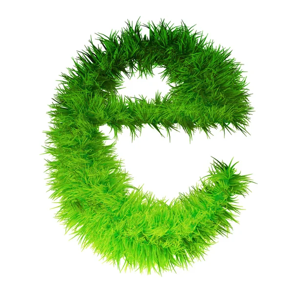 Eco orecology font — Stock Photo, Image