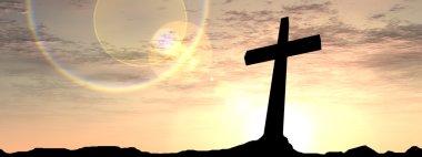 kavramsal siyah çapraz