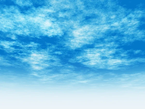 Nagy felbontású gyönyörű kék természetes ég, fehér felhők paradise cloudscape háttérrel — Stock Fotó