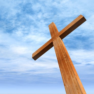 kavramsal ahşap çapraz