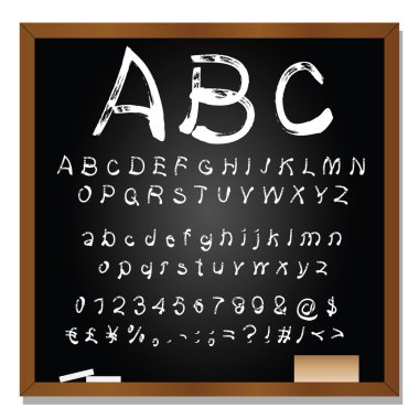 Kavram veya kavramsal kümesi veya el yazısıyla yazılmış beyaz topluluğu, kroki veya karalama yazı tipi yazı tahtası siyah arka plan üzerinde izole