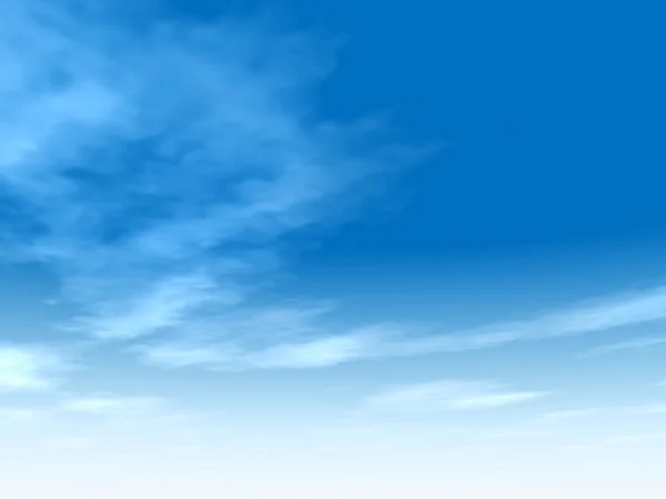 高分辨率美丽自然蓝天与白云天堂 cloudscape 背景 — 图库照片
