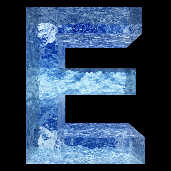 Fonte de gelo azul — Fotografia de Stock