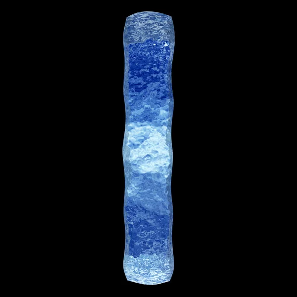 Fonte de gelo azul — Fotografia de Stock