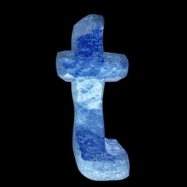 Blue ice fuente — Foto de Stock