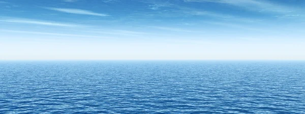 Concetto o concettuale mare o oceano acqua onde e cielo nuvoloso paesaggio esotico o paradiso sfondo banner — Foto Stock