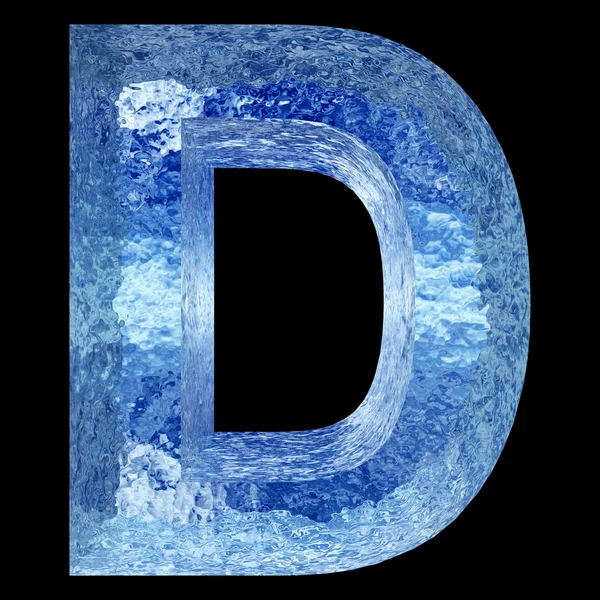 Το Blue ice γραμματοσειρά — Φωτογραφία Αρχείου
