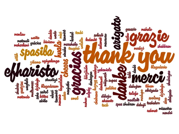 teşekkür ederim kelime bulutu