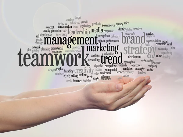 Marketing word cloud — Stock Photo, Image