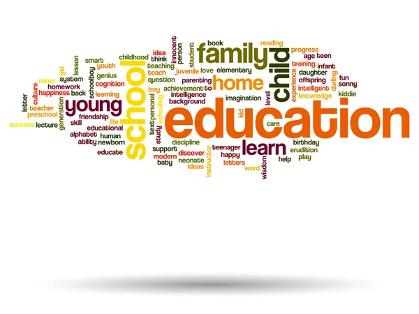 Family abstract word cloud — Stock Photo, Image