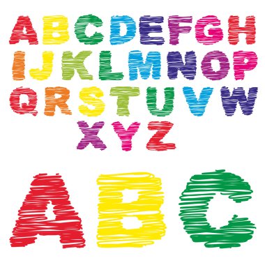 Kroki veya karalama yazı tipi