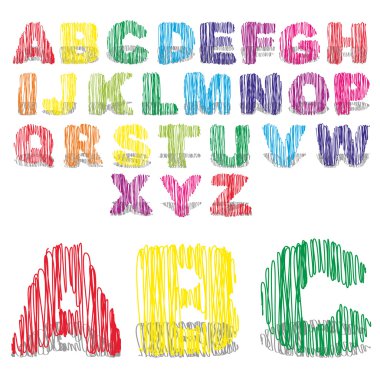 Kroki veya karalama yazı tipi