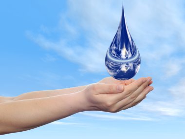 sıvı damla düşen