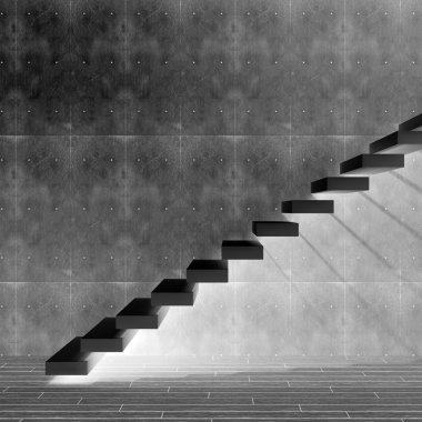 stone or concrete stair or steps clipart