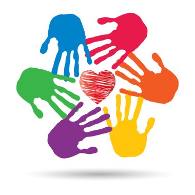 el ile kalp sembol sarmal yazdırır