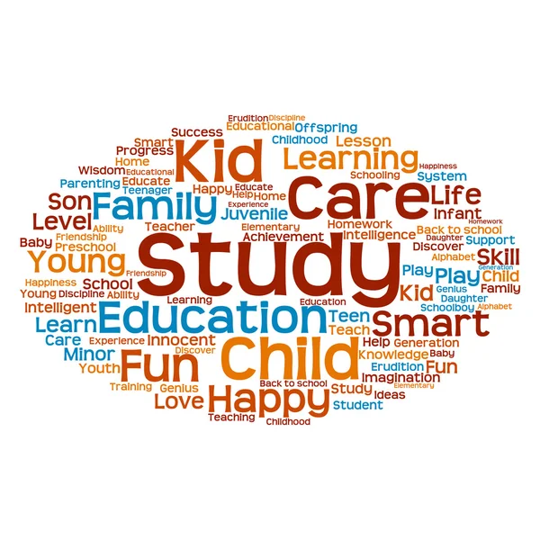 Education abstract word cloud — Stock Photo, Image