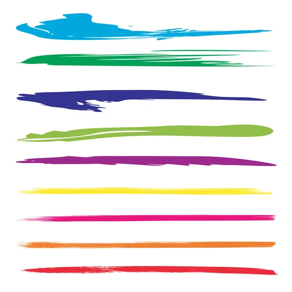 Pinceladas criativas multicoloridas — Fotografia de Stock