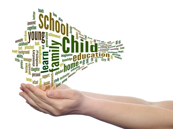 Education abstract word cloud — Stock Photo, Image