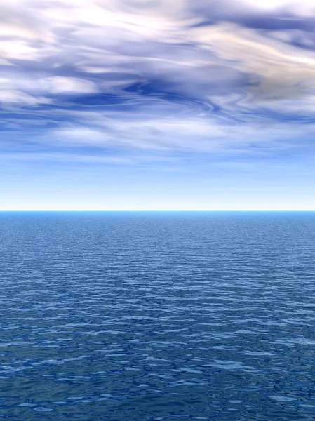 Havet eller ocean vattenvågor — Stockfoto