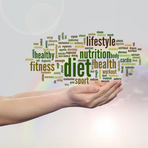 Health word cloud — Stock Photo, Image