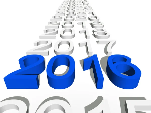 Nya året text — Stockfoto