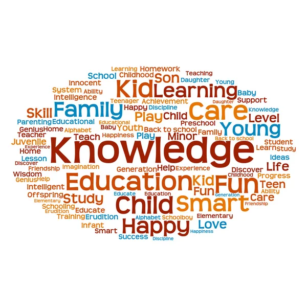 Education abstract word cloud — Stock Photo, Image