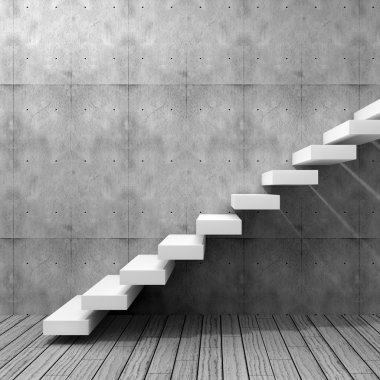 taş veya beton merdiven veya adımları