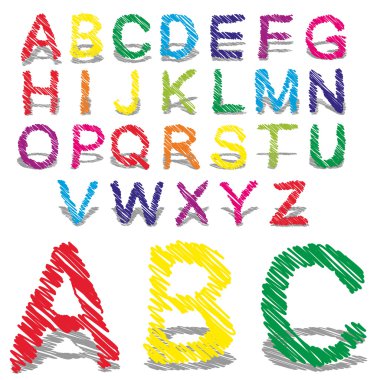 Kroki veya karalama yazı tipi