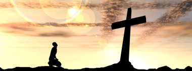 kavramsal siyah çapraz