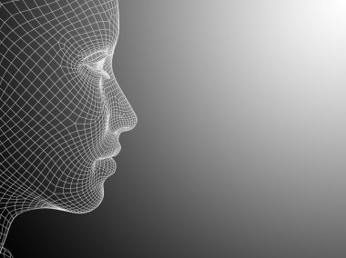 kavramsal tel kafes genç insan