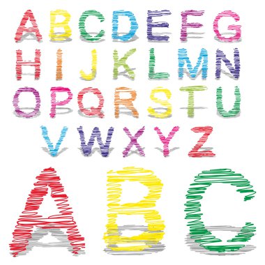 Kroki veya karalama yazı tipi