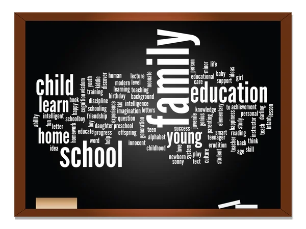 Education abstract word cloud — Stock Photo, Image