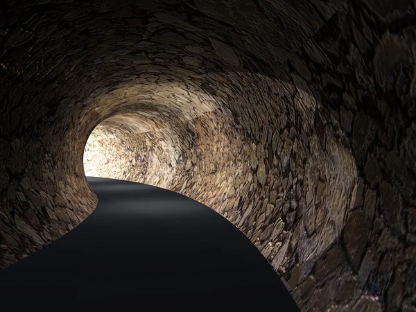 Túnel del camino Resumen — Foto de Stock